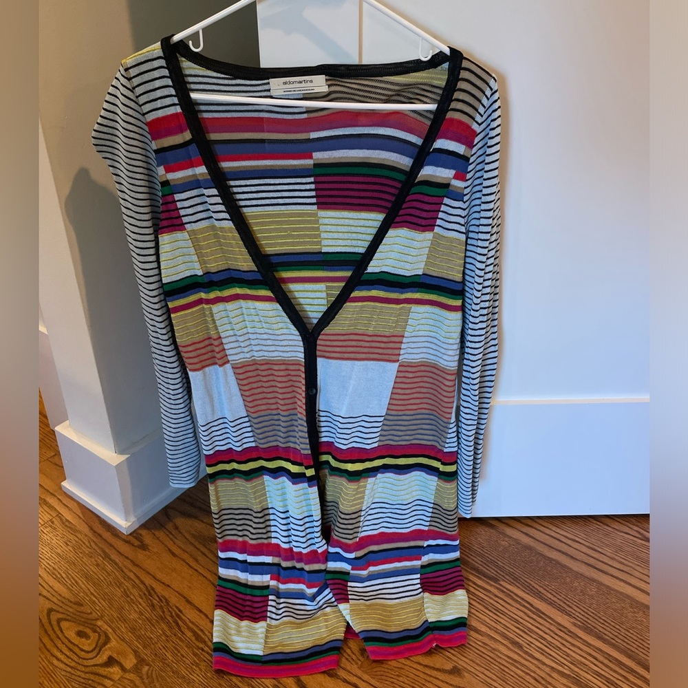 Aldomartins knit cardigan size 8
